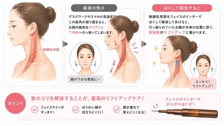 コアフィット胸鎖乳突筋